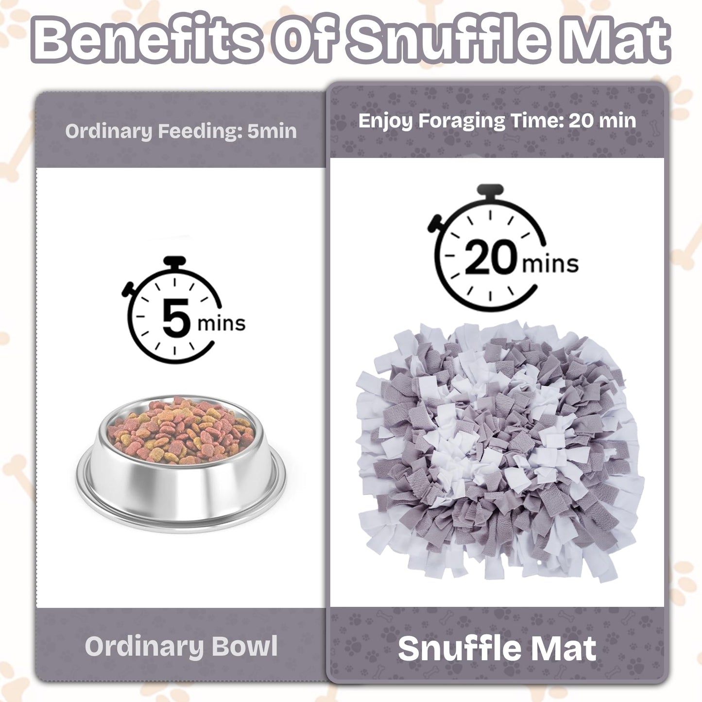 Travel-Friendly Snuffle Mat Encourages Foraging. Crafted for Daily Enrichment. Dog sniff mat features for slow eating habits (Rose Red Orange).