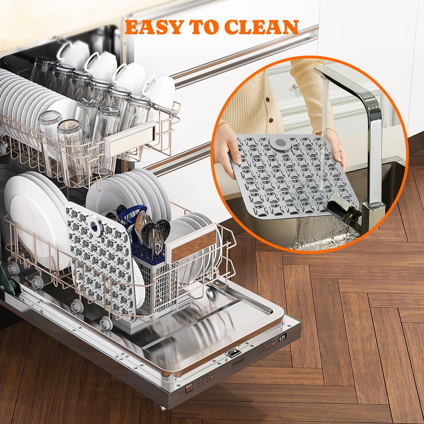 2 Pack Stainless Steel Lick Mat or Slow Feeder Mat for Boredom & Anxiety Reduction, Crate Lick Mat, Bathing Grooming, Slow Feeding, for Large Breed Dogs and Cats