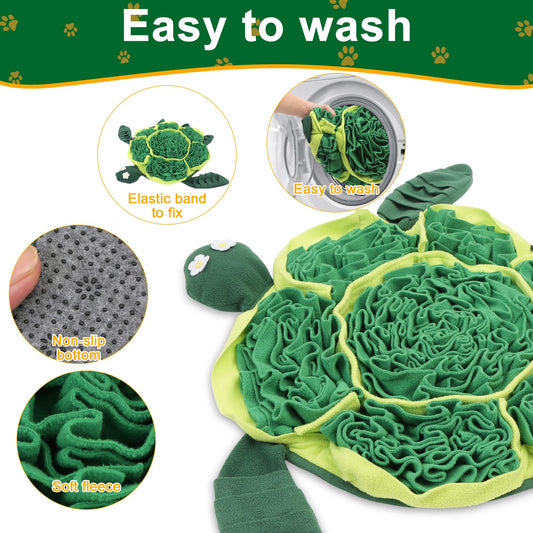Interactive Puzzle Snuffle Mat Feeding Game for Dogs. For Stress Relief, Foraging Skills, Keep, Them Busy.