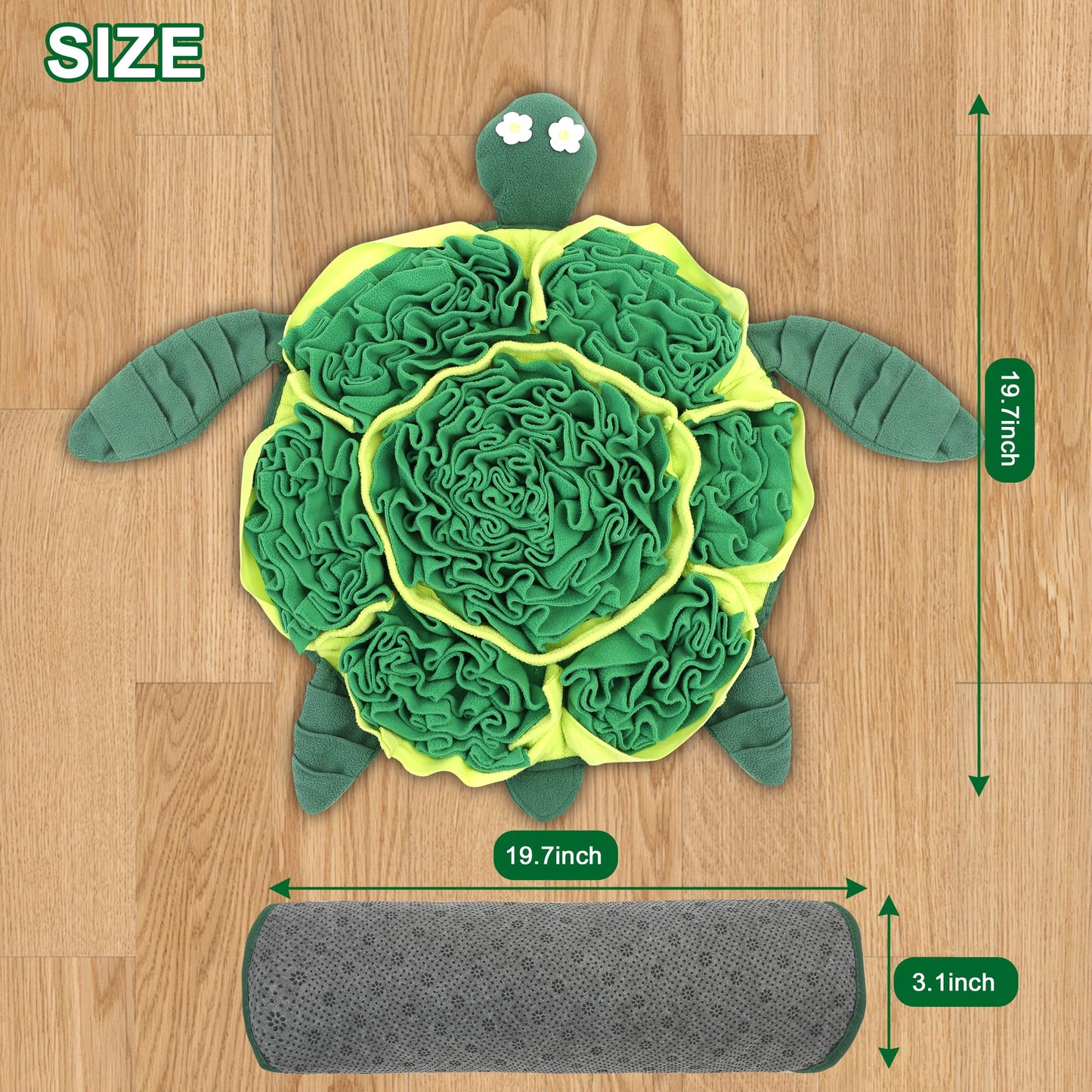 Interactive Puzzle Snuffle Mat Feeding Game for Dogs. For Stress Relief, Foraging Skills, Keep, Them Busy.